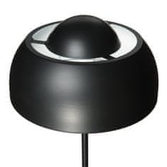 VERVELEY INTERNATIONAL DESIGN Kovová stojacia lampa s kupolou, čierna, 29x160 cm