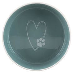 VERVELEY Keramická miska TRIXIE Pet's Home, 1,4 l, Ø 20 cm, krémová a svetlomodrá, pre psy