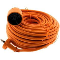 Zenitech HO5VVF 2 x 1,5 mm2 oranžový 25 m elektrický záhradný predlžovací kábel