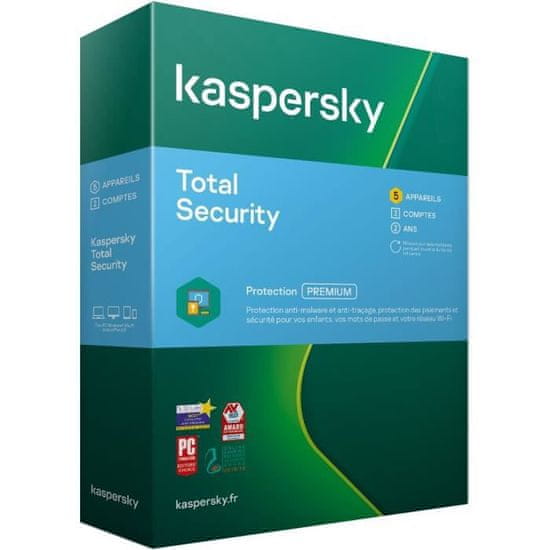 VERVELEY KASPERSKY Total Security 2020, 5 položiek, 2 roky