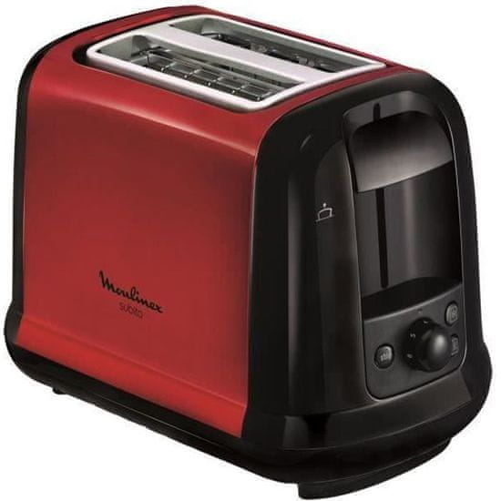 MOULINEX Hriankovač MOULINEX Subito, LT260D11, 2 miesta, červený