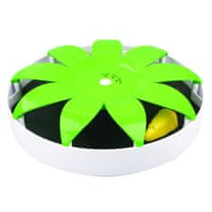 VERVELEY M PETS Magnetická hračka pre mačky, 24,5 x 24,5 x 6 cm, zelená a biela