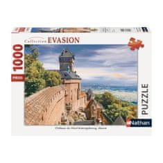 VERVELEY Nathan, Puzzle 1000 prvkov, Château du Haut-Koenigsbourg, Alsasko