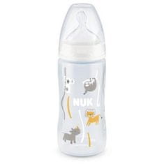 Nuk NUK Serenity+ fľaša, široké hrdlo, regulácia teploty, 300 ml, 0-6 mesiacov, Koala