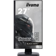 VERVELEY Obrazovka k PC, IIYAMA G-Master Black Hawk GB2730HSU-B1, 27 FHD, TN panel, 1ms, VGA / DisplayPort / HDMI, AMD FreeSync