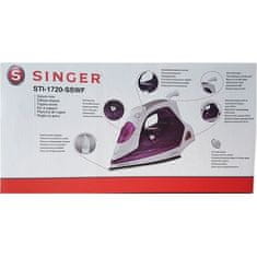 SINGER SINGER STI-1720, žehlička, proti usadzovaniu vodného kameňa, horizontálny alebo vertikálny prúd, 2200 W, nerezová doska
