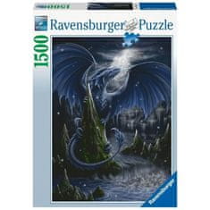 Ravensburger Ravensburger, Puzzle 1500 prvkov, Modrý drak