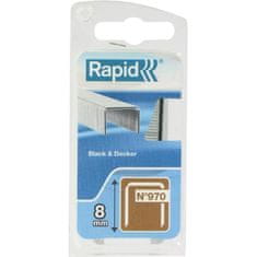 Rapid RAPID pozinkované sponky, plochý drôt, č. 970/8 mm