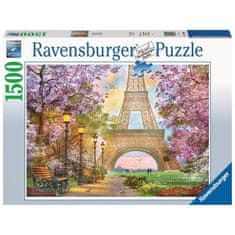 Ravensburger RAVENSBURGER, Puzzle 1500 prvkov Láska v Paríži