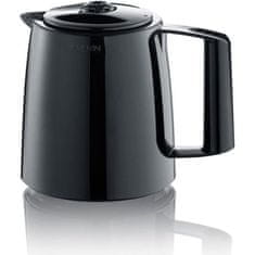 VERVELEY SEVERIN KA9253 Izolovaný kávovar s filtrom, čierna a nerezová oceľ, 1000 W, 2 X 1 l, až 8 šálok na jednu kanvicu.