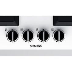 Siemens SIEMENS EP6A2PB20, Plynová varná doska, 4 ohniská, 7500 W, š. 59 x hl. 52 cm, sklenený poťah, biely