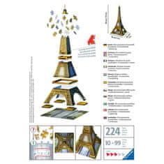 Ravensburger RAVENSBURGER 3D puzzle Eiffelova veža 216 ks