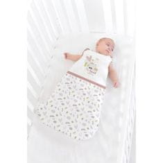 VERVELEY TANUKI, Detský spací vak 0-6 mesiacov SWEET UNICORN, 70 cm, 100% bavlna, zips a kompresia, ružový