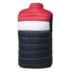 VERVELEY TOKIO LAUNDRY trojfarebná páperová bunda bez rukávov námornícka/biela/červená detská bunda