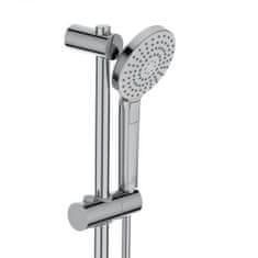 VERVELEY Termostatická sprchová súprava, CERATHERM T50, nástenná tyč 60 cm a kruhová sprcha Ø11 cm 3J, chróm, ideálny štandard