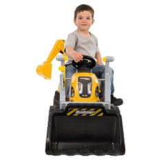 Smoby SMOBY Traktor Builder Max, príves s rýpadlom, žltý