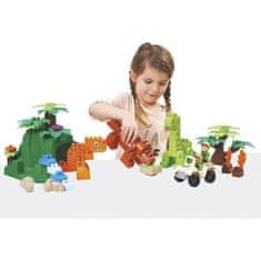 ECOIFFIER Stavebná hračka Dinoland, Abrick, ECOIFFIER, od 18 mesiacov