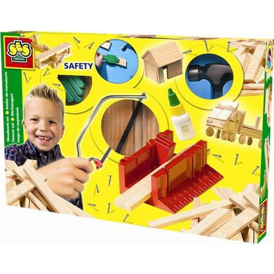 VERVELEY Veľká drevárska dielňa SES CREATIVE, 5 rokov, chlapec