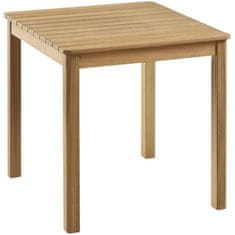Záhradný set pre deti, štvorcový stôl 65x65 cm a 2 stoličky, drevené, pre deti