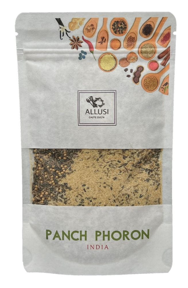 Allusi Food Koreninová zmes Panch Phoron - India, 79g