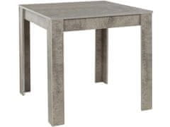 Danish Style Jedálenský stôl Lora II., 80 cm, pohľadový betón