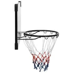 shumee Basketbalová doska priehľadná 71x45x2,5 cm polykarbonát