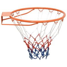 Vidaxl Basketbalový kôš čierny 39 cm oceľ