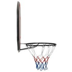 shumee Basketbalová doska čierna 109x71x3 cm polyetén