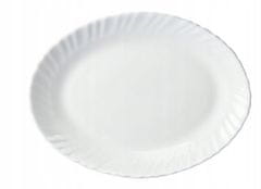 Galicja Porcelánový oválny tanier biely 25 cm Bianco