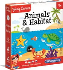 Clementoni Young Learner: Zvieratká a prostredie 6x3 dieliky