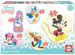 EDUCA Baby puzzle Mickey a priatelia 5v1 (3-5 dielikov)