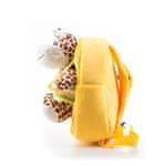 G21 Hračka Batoh s plyšovou žirafou, žltý