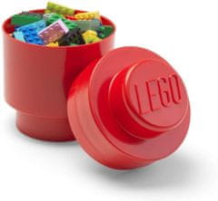 LEGO Úložný box okrúhly - červený