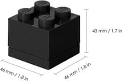 LEGO Úložný box Mini 4 - čierny