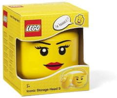 LEGO Úložný box hlava (mini) - dievča