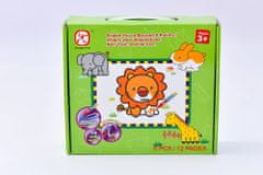 Mac Toys Sfarbenie puzzle Zvieratá