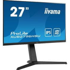iiyama Herná obrazovka, IIYAMA Ultra Thin, 27 FHD, IPS panel, 1 ms, 75 Hz, HDMI / DisplayPort, AMD FreeSync