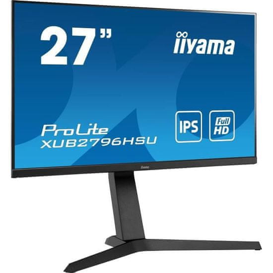 iiyama Herná obrazovka, IIYAMA Ultra Thin, 27 FHD, IPS panel, 1 ms, 75 Hz, HDMI / DisplayPort, AMD FreeSync