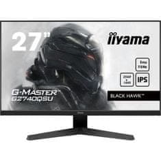 VERVELEY Herná obrazovka pre PC, IIYAMA G-Master Black Hawk, 27 QHD 2K, IPS panel, 1 ms, 75 Hz, HDMI / DisplayPort, AMD FreeSync