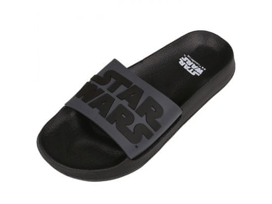 Disney Star Wars The Mandalorian Pánske gumené papuče šedo-čierne
