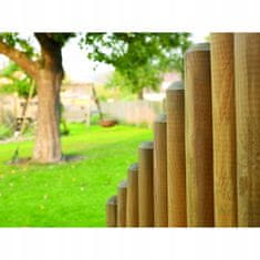 Sobex Okrúhla drevená záhradná palisáda 7x150 cm