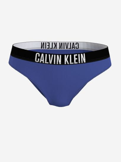 Calvin Klein Modrý dámsky spodný diel plaviek Calvin Klein