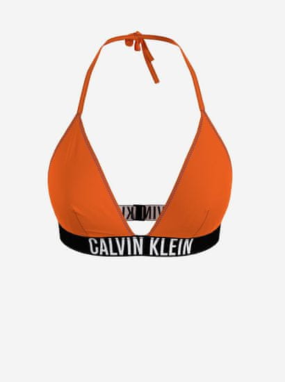 Calvin Klein Oranžový dámsky horný diel plaviek Calvin Klein