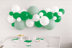 Unique Balónová girlanda zeleno-biela 27ks