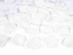 PartyDeco Vystreľovacie konfety biela ruža 60 cm