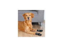 Trixie  Protišmykové ponožky čierne L-XL, 2 ks pre psov bavlna/lycra