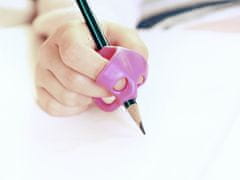 KIK KX6306_1 Pomôcka pre správne držanie ceruzky - ružová