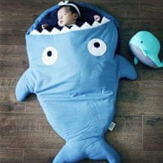 KIK Detský spací vak žralok, modrá, KX9920_4