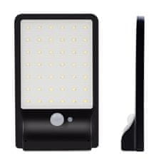 APT Vonkajší LED lampa so senzorom pohybu a súmraku - čierna