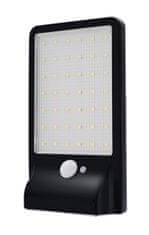 APT Vonkajší LED lampa so senzorom pohybu a súmraku - čierna, ZD45B